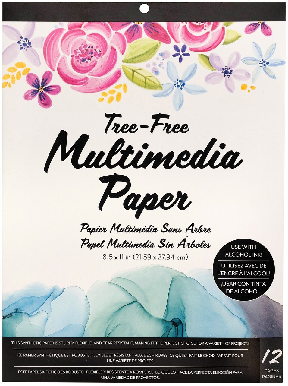 Ac Sketch Markers Tree-Free Multimedia Pad 8.5"X11"-12 Sheets